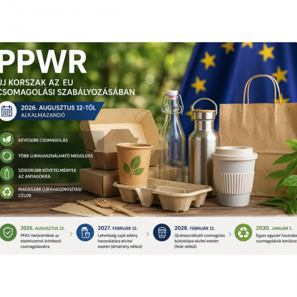 PPWR: új korszak kezdődött az úniós csomagolási szabályozásban